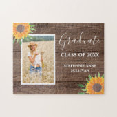 Rustikaler Gelbblütenblume Abschluss Puzzle (Horizontal)