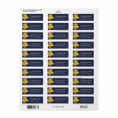 Rustikaler Gelbstleaf und Name der Marine (Vorne)