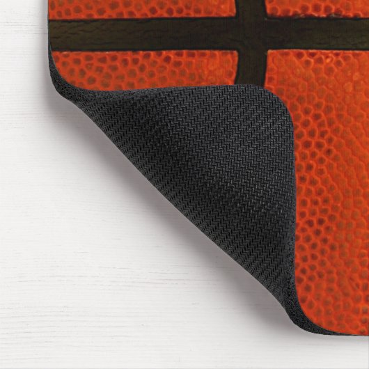 Rustikaler getragener Basketball Mousepad (Ecke)