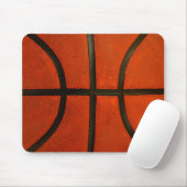 Rustikaler getragener Basketball Mousepad (Mit Mouse)