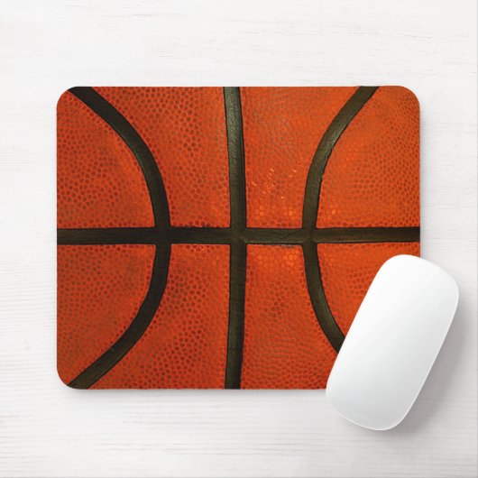 Rustikaler getragener Basketball Mousepad (Mit Mouse)