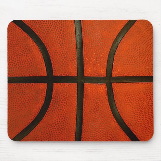 Rustikaler getragener Basketball Mousepad (Vorne)