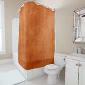 Rustikaler Ginger Glattleder Duschvorhang (Beispiel)