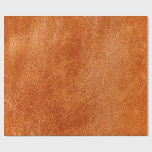 Rustikaler Ginger Glattleder Geschenkpapier (Flach)