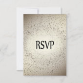 Rustikaler Glitzer UAWG w Entree Chores X RSVP Karte (Rückseite)