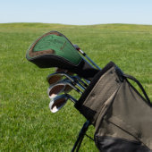 Rustikaler Glückshufeisen Irisch Personalisiert Golf Headcover (In SItu)