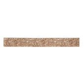 Rustikaler Gold-Glitter-Geburtstag Satinband (Vorderseite)