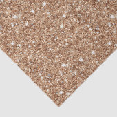 Rustikaler Gold-Glitter-Geburtstag Seidenpapier (Ausschnitt)