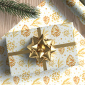 Rustikaler Goldrausch Geschenkpapier