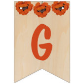 Rustikaler Gott segne Taufe Kommunion Rotes Mohnmä Wimpelkette (Erste Fahne)