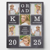 Rustikaler Graduate Custom Unique 6 Foto Abschluss Fotoplatte (Vorderseite)