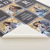 Rustikaler Graduate Keepake Foto Collage Abschluss Sherpadecke (3/4)