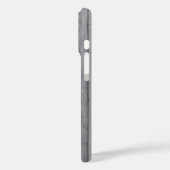 Rustikaler Grauholzplanks Personalisierter Name Case-Mate iPhone Hülle (Rückseite / Links)
