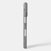 Rustikaler Grauholzplanks Personalisierter Name Case-Mate iPhone Hülle (Rückseite / Rechts)