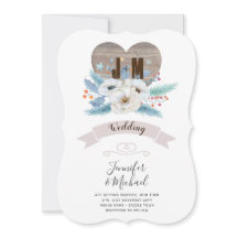 Rustikaler, gravierter Holzherz Monogram, Blutfall