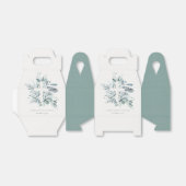 Rustikaler grüner Eukalyptus Fern Foliage Cross Ba Geschenkschachtel (Ungefaltet)