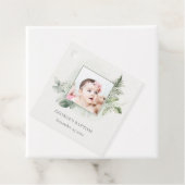 Rustikaler grüner Eukalyptus Fern Foliage Foto Tau Geschenkanhänger (Beispiel)