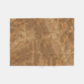 Rustikaler Grunge, warmer Textur-Effekt Fleecedecke (Vorderseite (Horizontal))