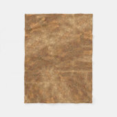 Rustikaler Grunge, warmer Textur-Effekt Fleecedecke (Vorderseite)