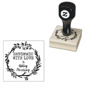 Rustikaler Grünkranz Gummistempel (Stempel)