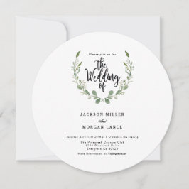 Rustikaler Grünwald | Einladung zur Wasserfarbenho