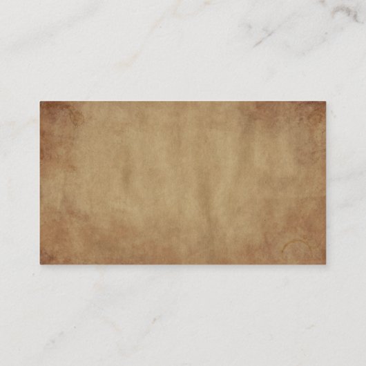 Rustikaler Hardware-Store Visitenkarte (Rückseite)