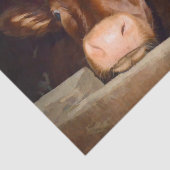 Rustikaler Hasenbauernhof Seidenpapier (Ausschnitt)