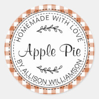 Rustikaler, hausgemachter Apple Pie Burnt Orange K