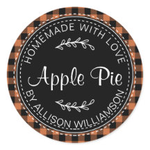 Rustikaler, hausgemachter Apple Pie Burnt Orange K