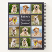 Rustikaler Haustier 11 FotoCollage Custom Puppy Do Notizblock (Rückseite)