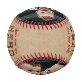 Rustikaler Held Daddy Vater`s Tag 2 Foto Collage Baseball (Rückseite)