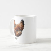 Rustikaler Hen - Das Herz des Bauernhofs Kaffeetasse (Vorderseite Links)