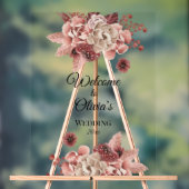 Rustikaler Herbst blüht Wasserfarbe Acrylschild (Neutral)