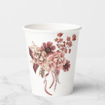 Rustikaler Herbst blüht Wasserfarbe