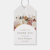 Rustikaler Herbst | Boho Watercolor Babydusche Geschenkanhänger (Vorderseite)