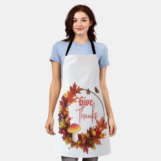 Rustikaler Herbst Danke Schürze (Getragen)