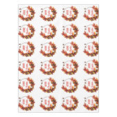 Rustikaler Herbst Danke Tischdecke (Vorderseite)