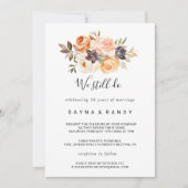 Rustikaler Herbst Elegantes Ambiente Einladung (Vorderseite)