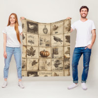 Rustikaler Herbst-Ephemerenkollage | Warm Earthy (