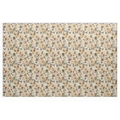 Rustikaler Herbst-Ephemerenkollage | Warm Earthy Stoff (Fat Quarter (45,7 x 55,9 cm))
