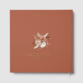 Rustikaler Herbst Florals Dolcefarniente Gästebuch (Rückseite)