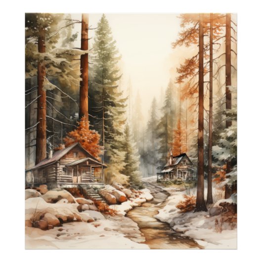 Rustikaler Herbst Fotodruck (Vorne)