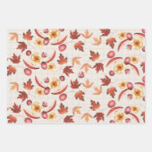 Rustikaler Herbst Geschenkpapier Set (Vorderseite 3)