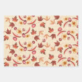 Rustikaler Herbst Geschenkpapier Set (Vorderseite 2)