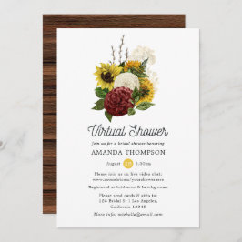 Rustikaler Herbst: Herbst bläsernes virtuelles Bra Einladung