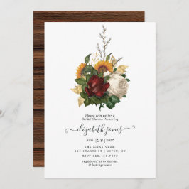 Rustikaler Herbst - Herbst Brautparty Einladung