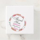 Rustikaler Herbst Herbst Danke Babydusche Geschenkanhänger (Beispiel)