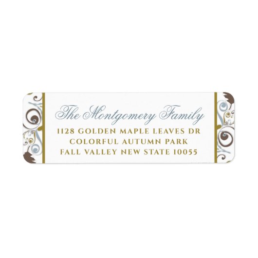 Rustikaler Herbst/Herbstlaub Wirbel Ferienadresse (Vorne)