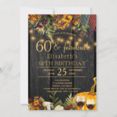 Rustikaler Herbst jedes Zeitalter Meilenstein Gebu Einladung (Vorderseite)