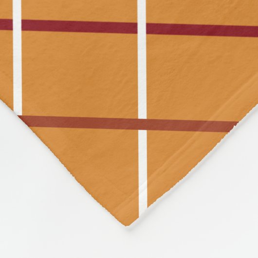 Rustikaler Herbst Kariert Fleecedecke (Ecke)